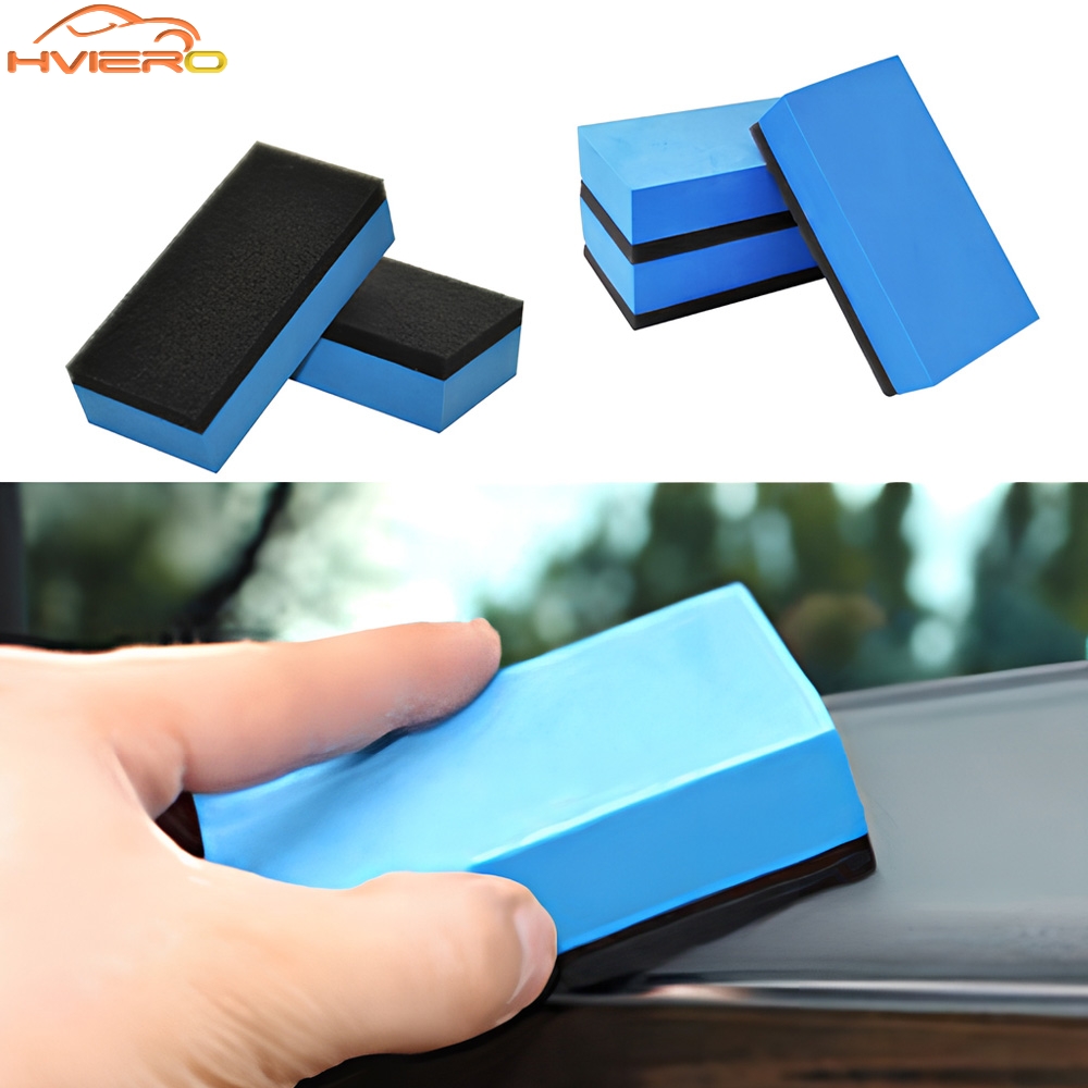 Car Wax Ceramic Coating - 5/10Pcs Samochodowa gąbka ceramiczna Samochody Szkło