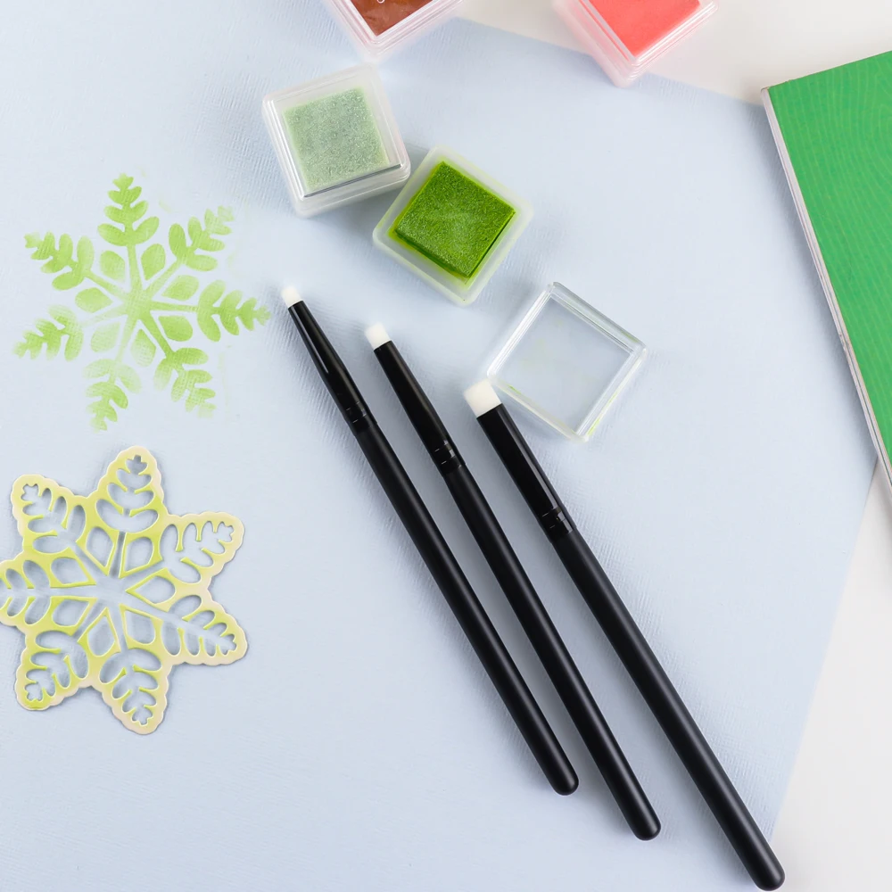 Zestaw 3 pędzli płaskich/kątow – Detailing Brush Set recenzja i cena