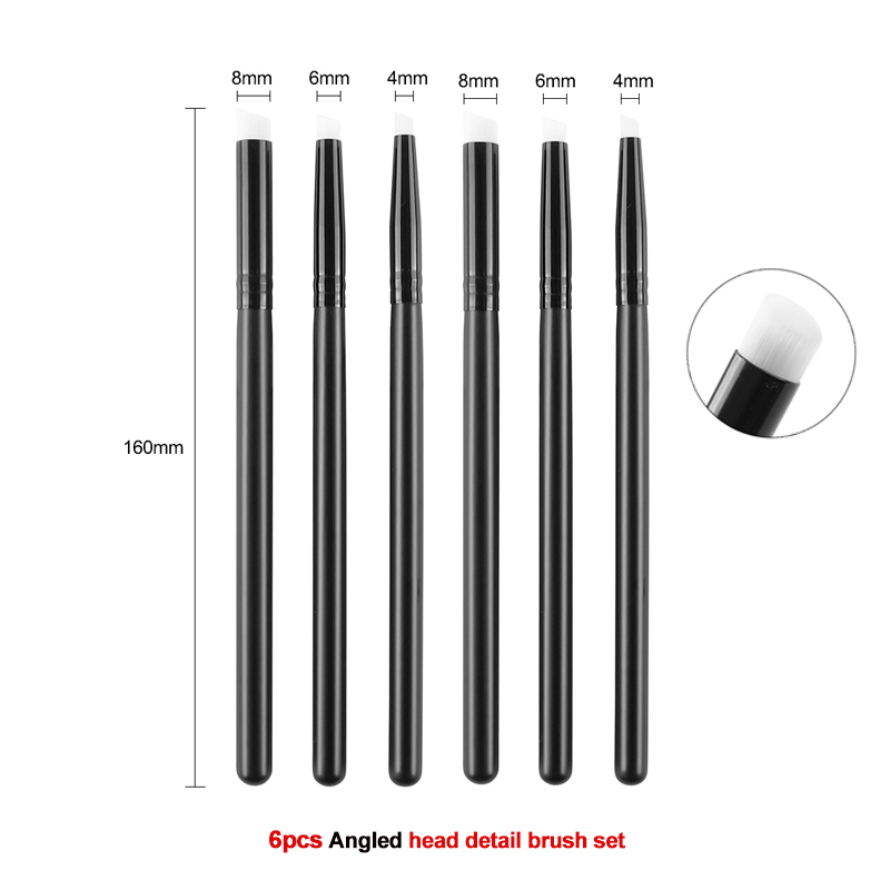 3 sztuk/zestaw płaski/kątny sz – Detailing Brush Set recenzja i cena